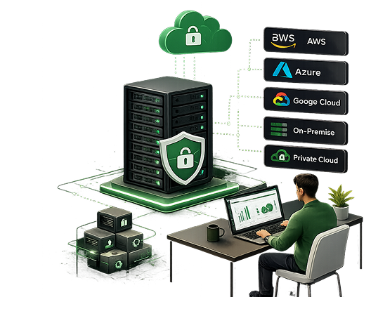 Deploy WhatsApp Infrastructure Illustration